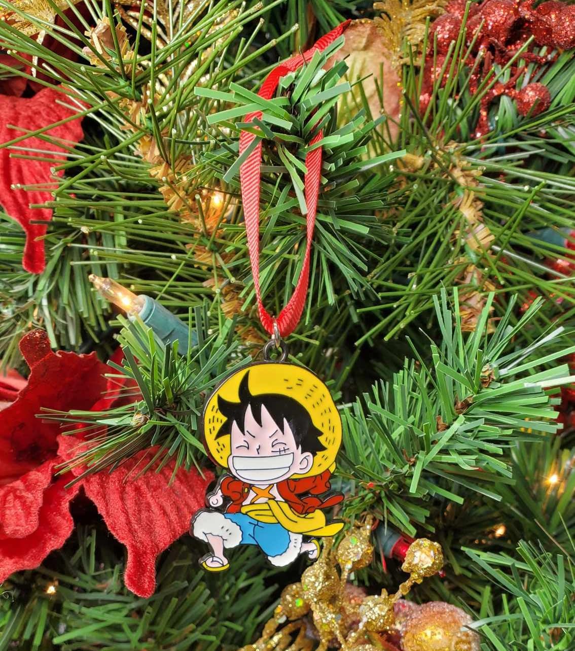 Fandom Emporium One Piece Devil Fruit Jolly Roger Luff Running Teeth Ornament