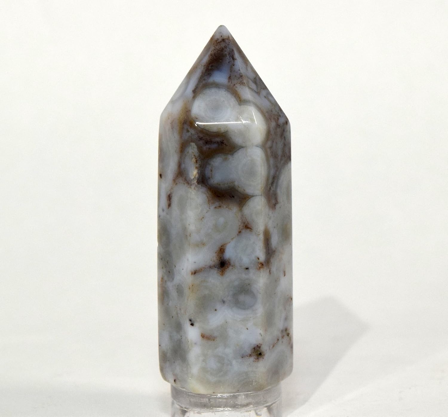 HQRP 2 Ocean Jasper Point Natural Crystal Decor Specimen