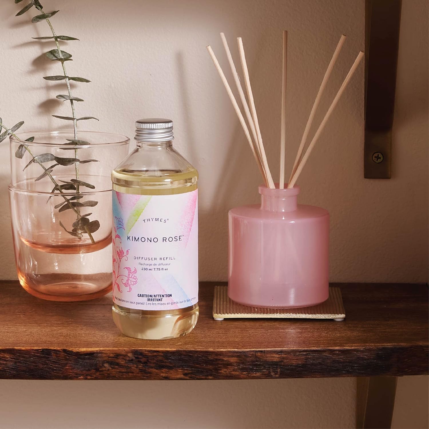 Thymes Reed Diffuser Oil Kimono Rose 775 Fl Oz