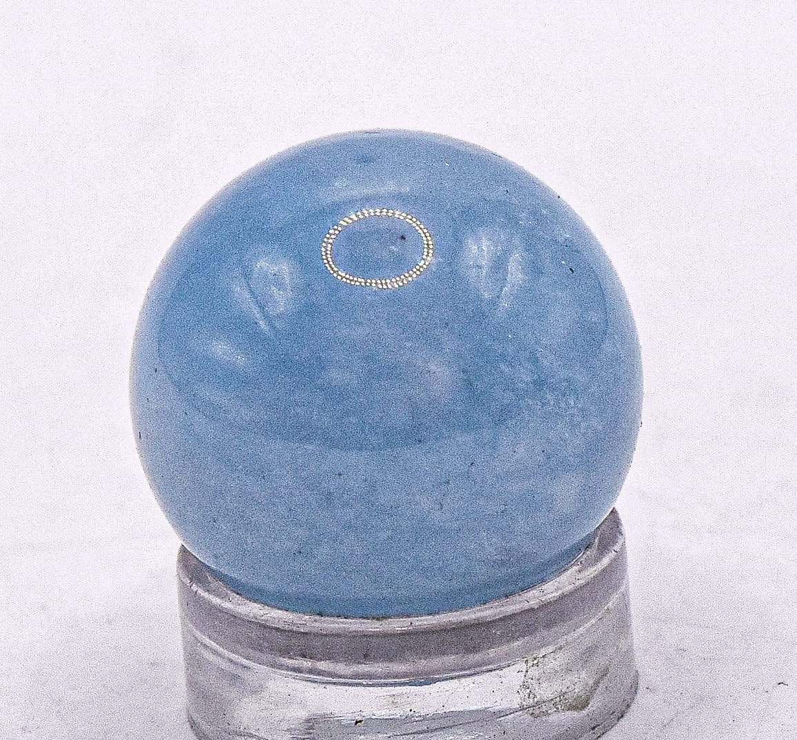 HQRP Blue Aquamarine Sphere Crystal Mineral Collectible Ball