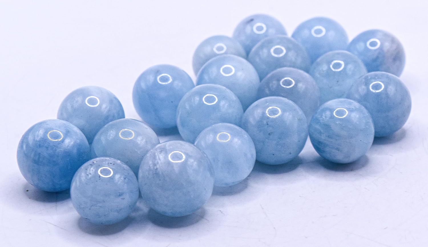 HQRP Blue Aquamarine Sphere Crystal Mineral Collectible Ball