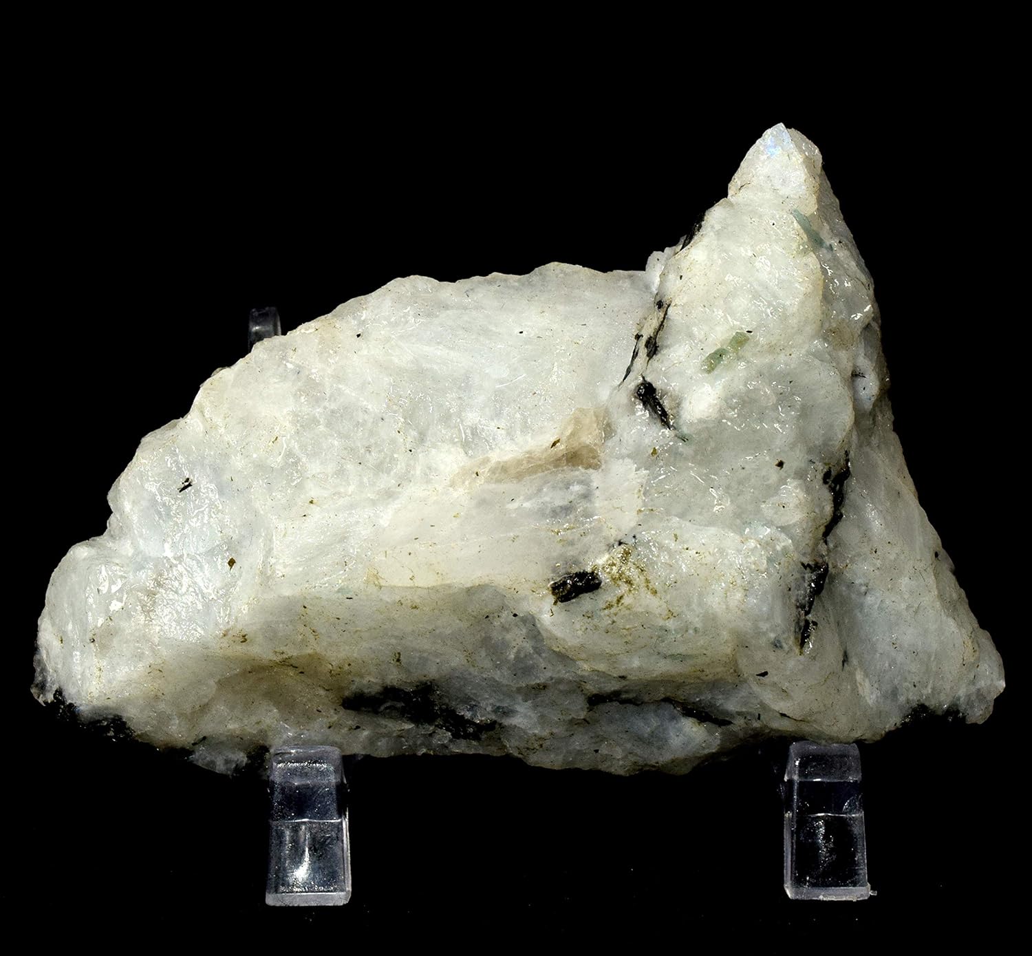 HQRP Rainbow Moonstone Rough Natural Crystal Cluster Feldspar Mineral Gemstone Specimen