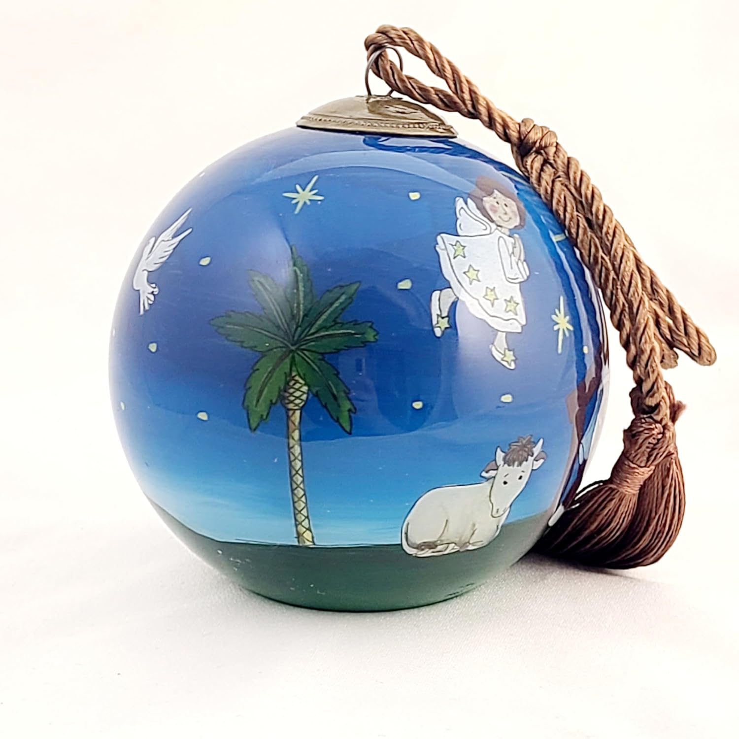 Prayer Blessing Handcrafted Glass Ornament