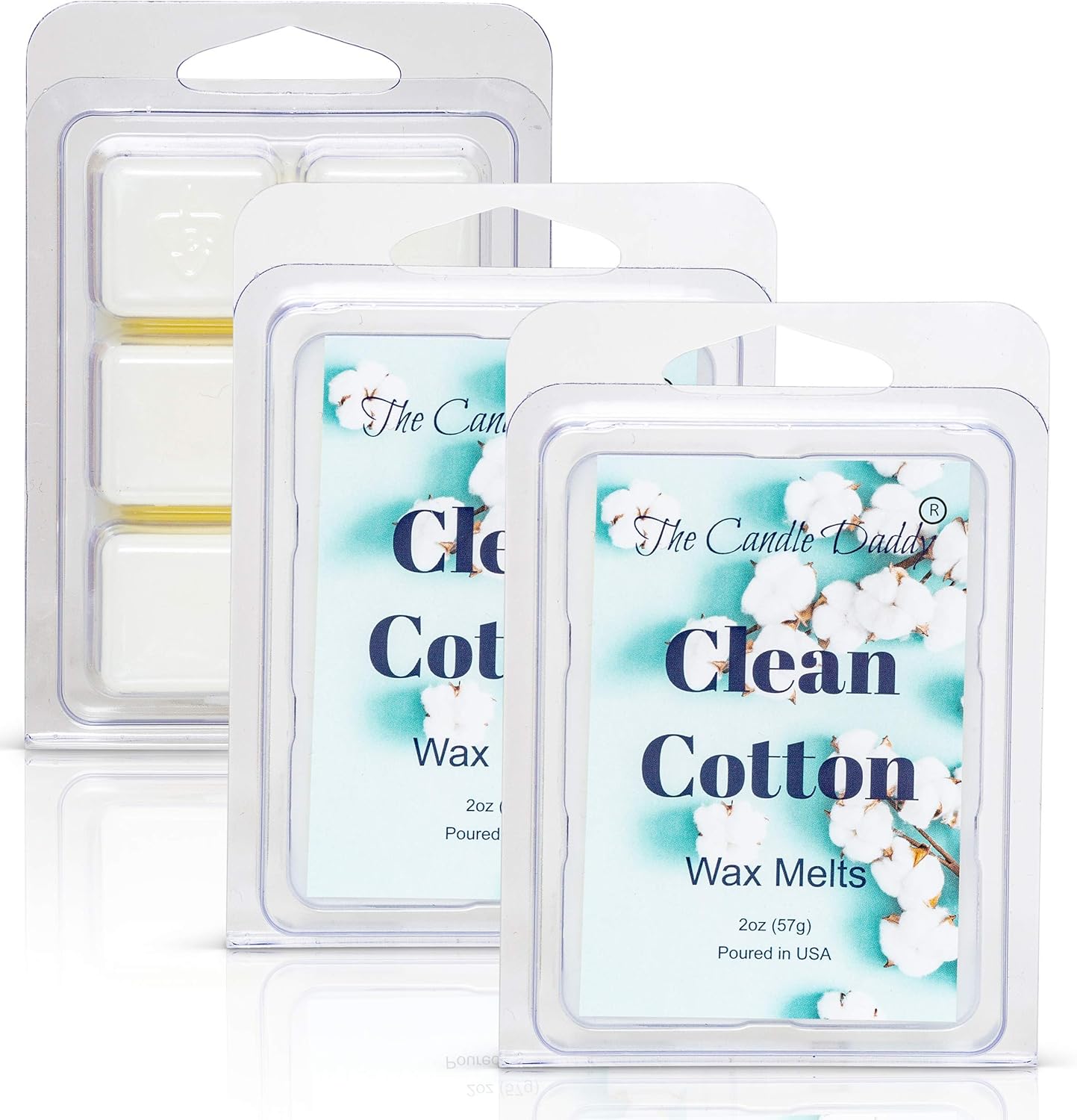 Clean Cotton Scented Wax Cubes - 2 Ounces 6 Pieces Gift for All