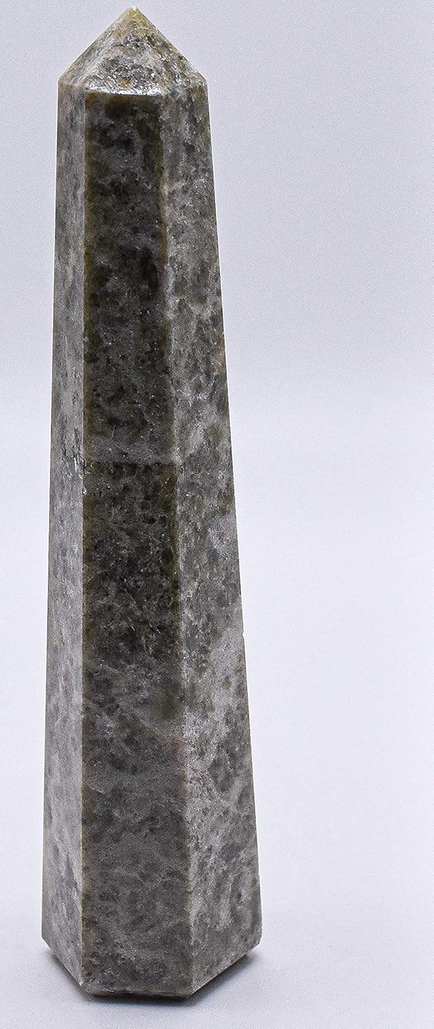42 Inch Green Vesuvianite Obelisk Crystal Mineral Specimen Tower Wand