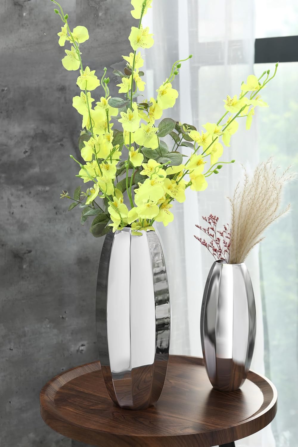 YcQuixoti Prismatic Mirror Vase 1209 Inches Tall