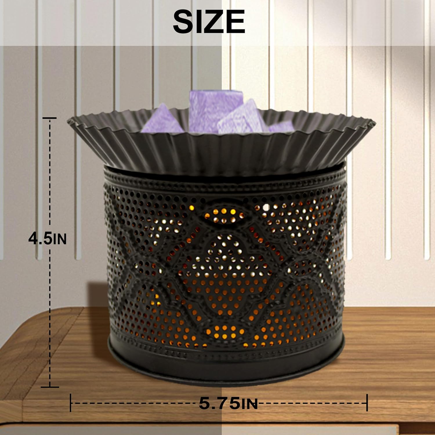 Electric Wax Melt Warmer with Cut-Out Design
