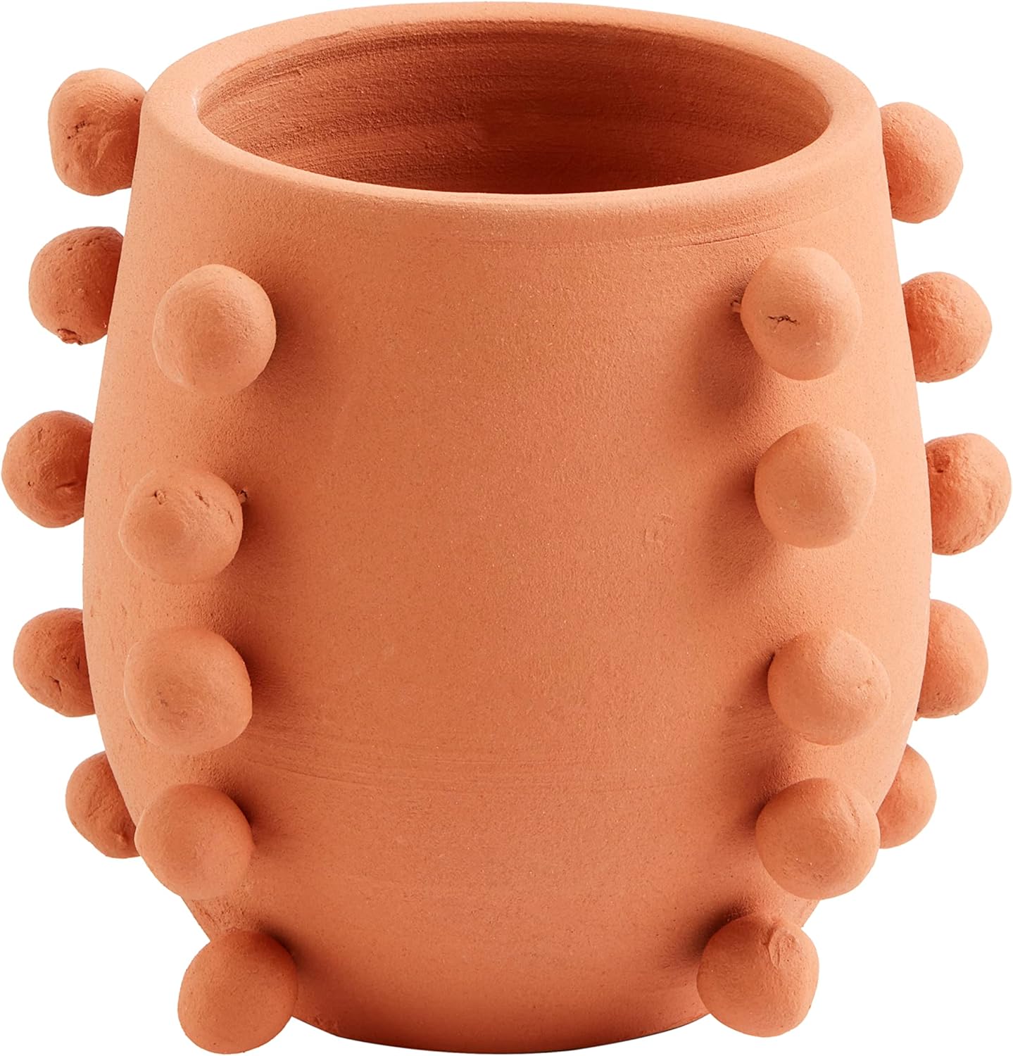 Mud Pie Terracotta Bead Vase Small 5x4
