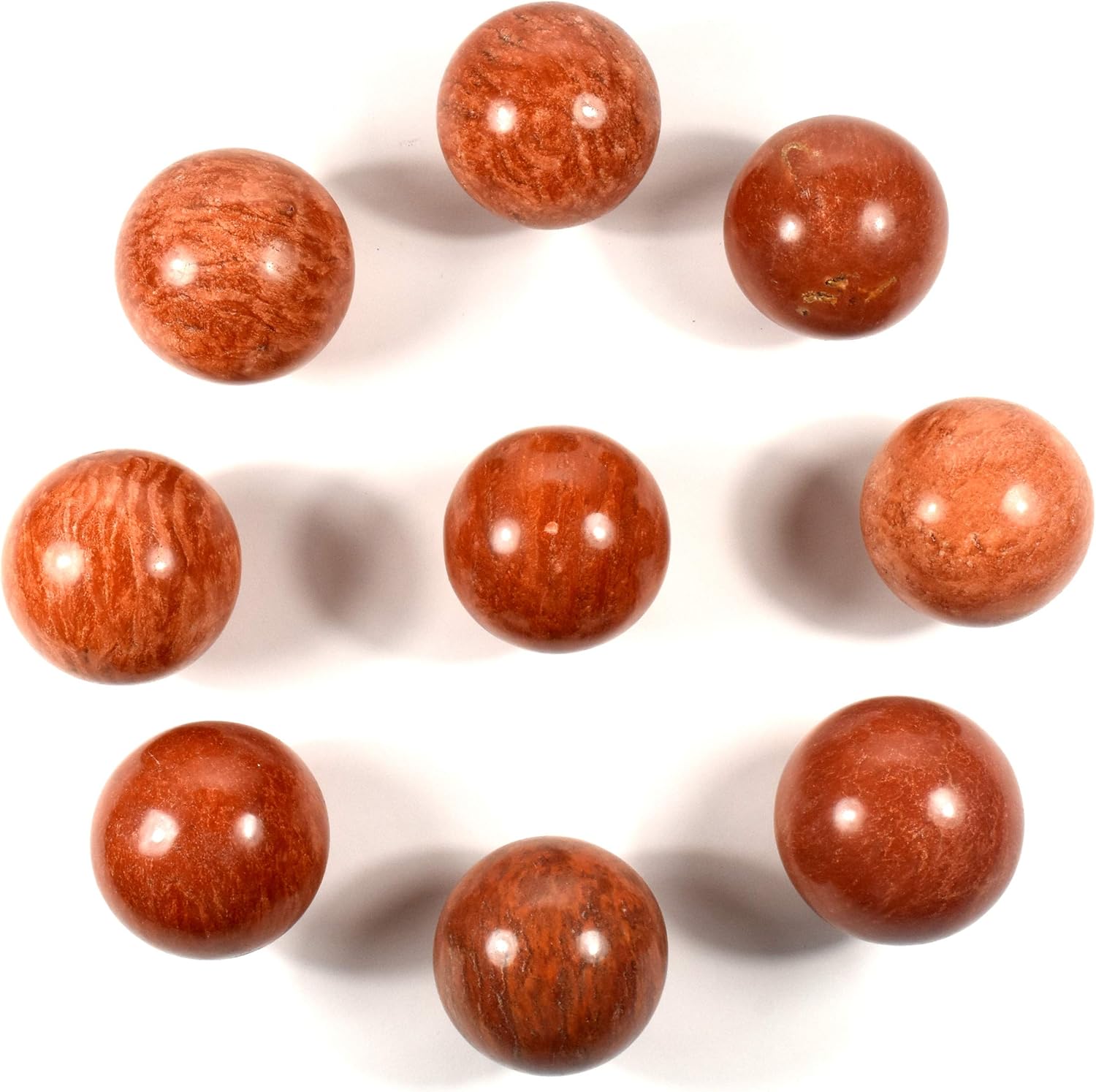 HQRP 52mm Orange Fire Jasper Carved Sphere with Stand
