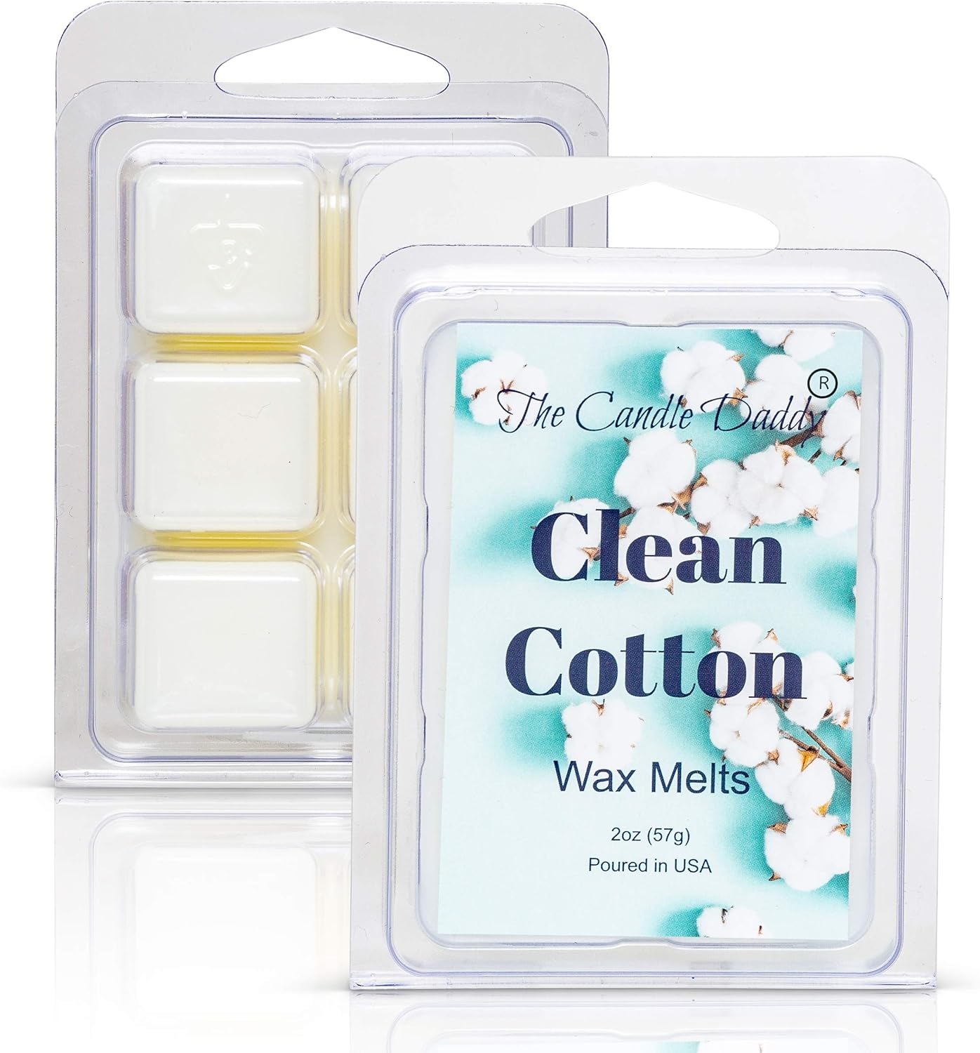 Clean Cotton Scented Wax Cubes - 2 Ounces 6 Pieces Gift for All