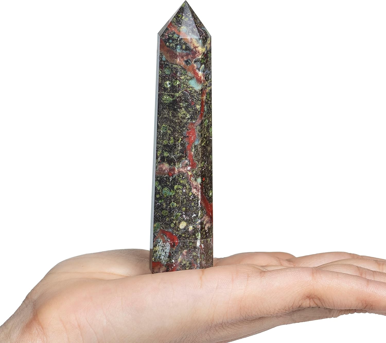 Crocon Large Crystal Tower Wand for Reiki and Meditation