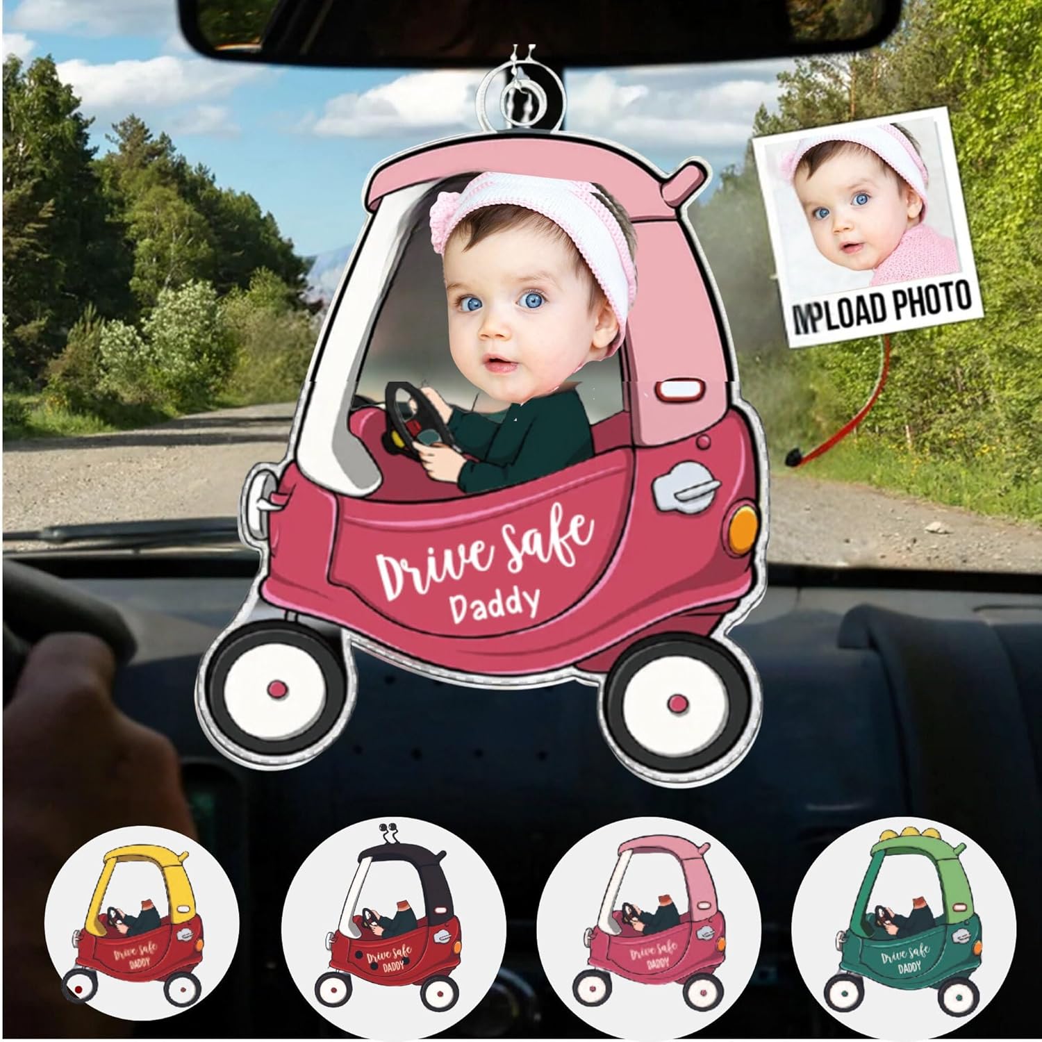 Personalized Car Photo Ornament for Dad