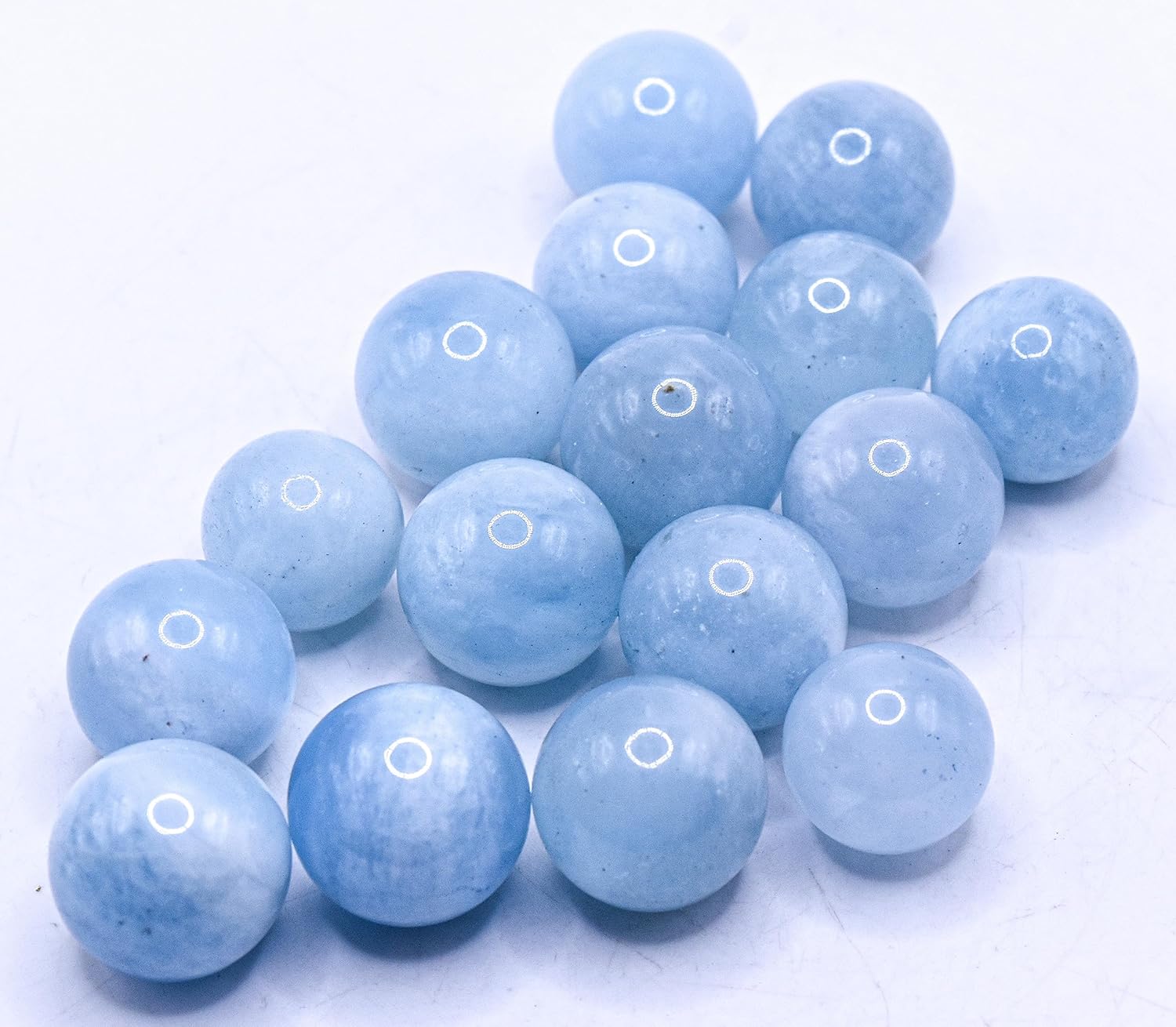 HQRP Blue Aquamarine Sphere Crystal Mineral Collectible Ball