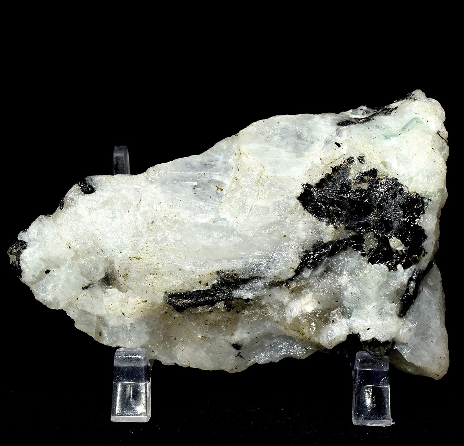 HQRP Rainbow Moonstone Rough Natural Crystal Cluster Feldspar Mineral Gemstone Specimen
