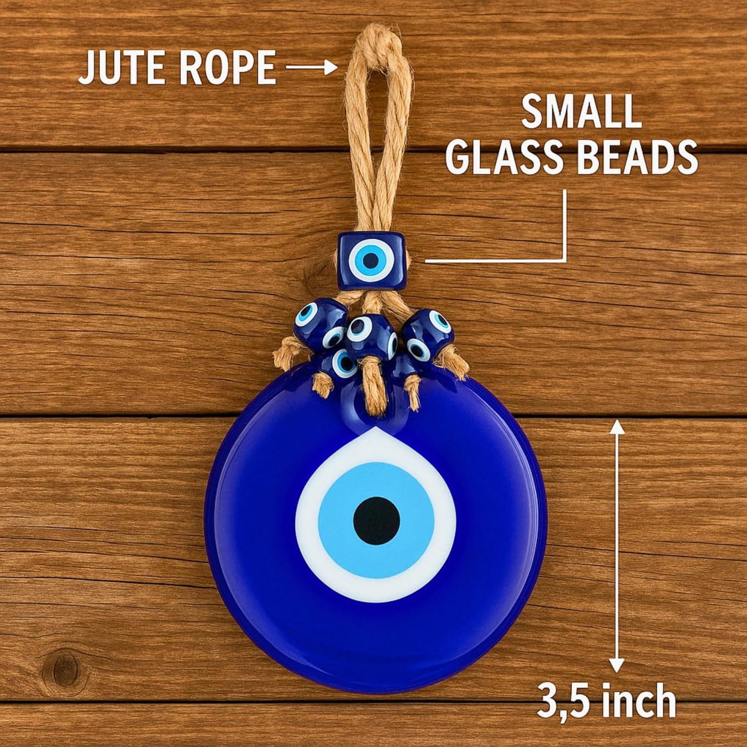 Turkish Blue Evil Eye Wall Hanging Decor
