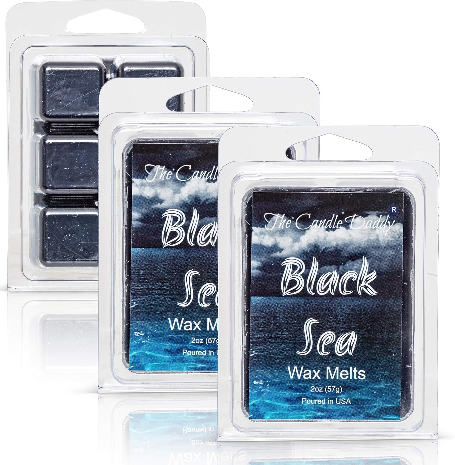 Black Sea Ocean Salt Airy Scented Wax Cubes
