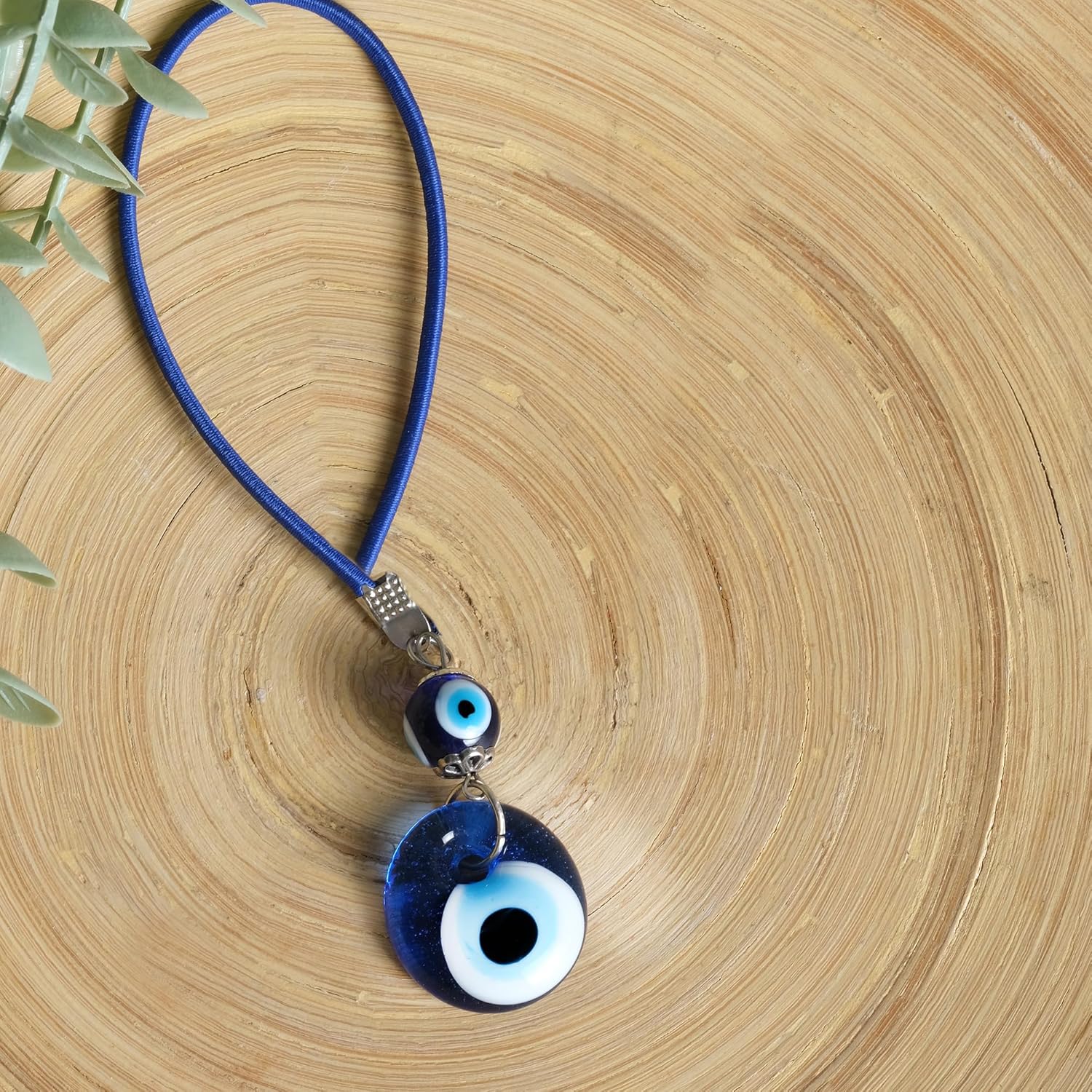BCS Blue Evil Eye Charm Car Hanging Ornament 1