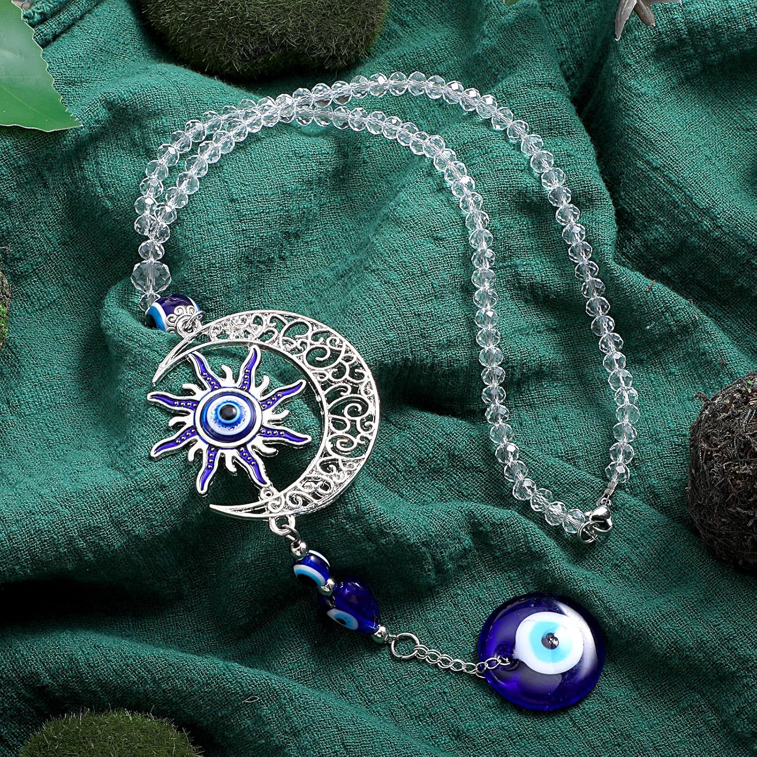 165 Inch Evil Eye Hanging Ornament Blue