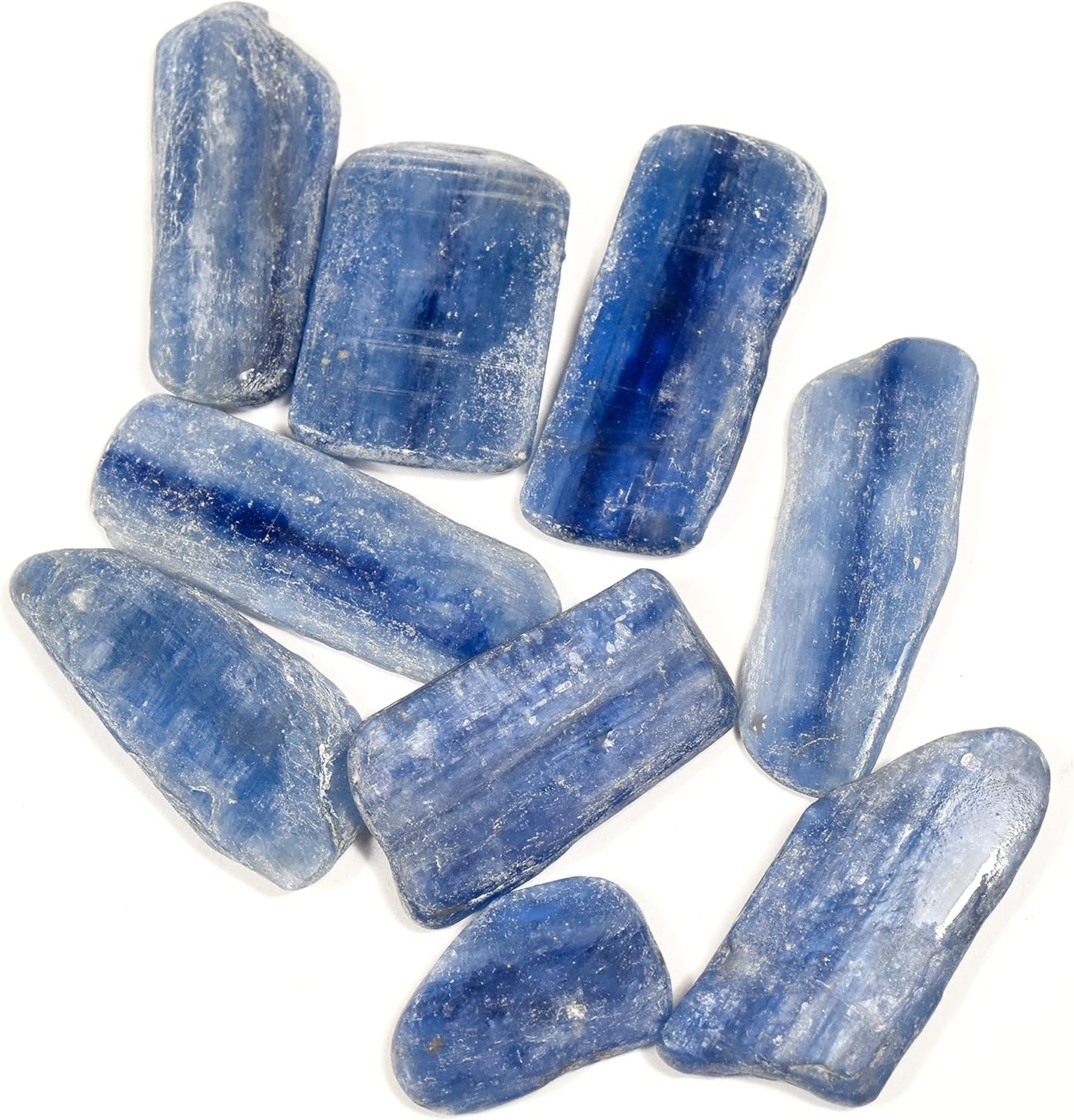HQRP Blue Kyanite Blade Slice Natural Rough Gemstone Crystal Mineral Collectible Specimen