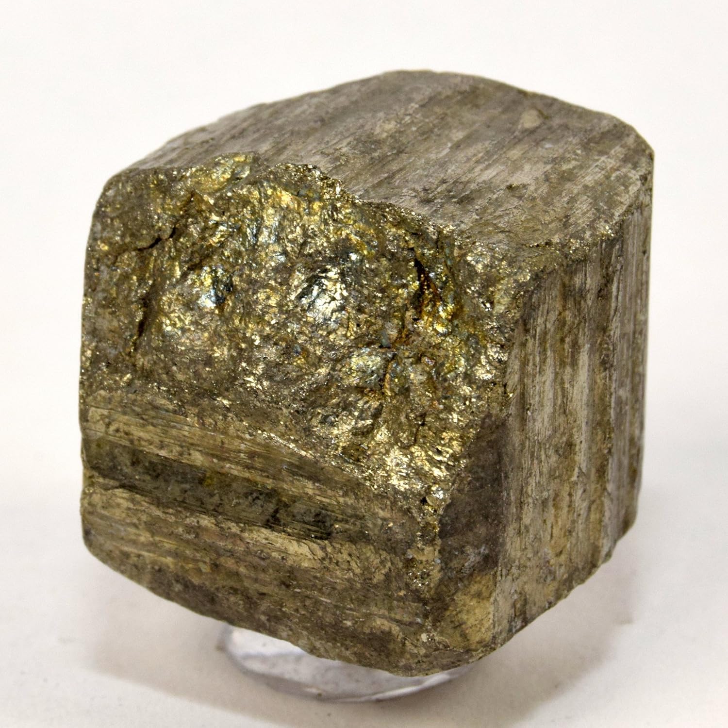 HQRP 29mm Golden Pyrite Cube Cluster Natural Stone Specimen