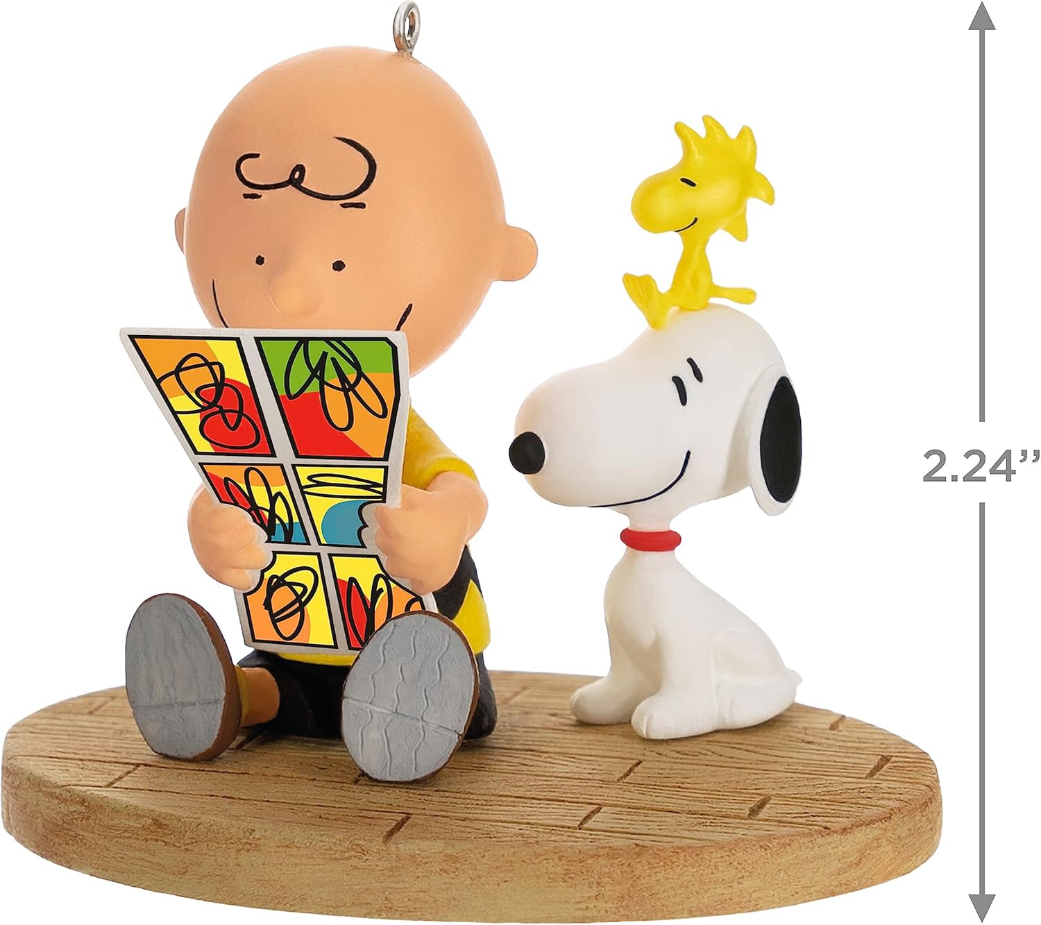 Hallmark Keepsake Christmas Ornament 2023 Peanuts Gang Sunday Morning Funnies