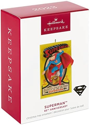 Hallmark Keepsake Christmas Ornament 2023 Superman DC 85th Anniversary