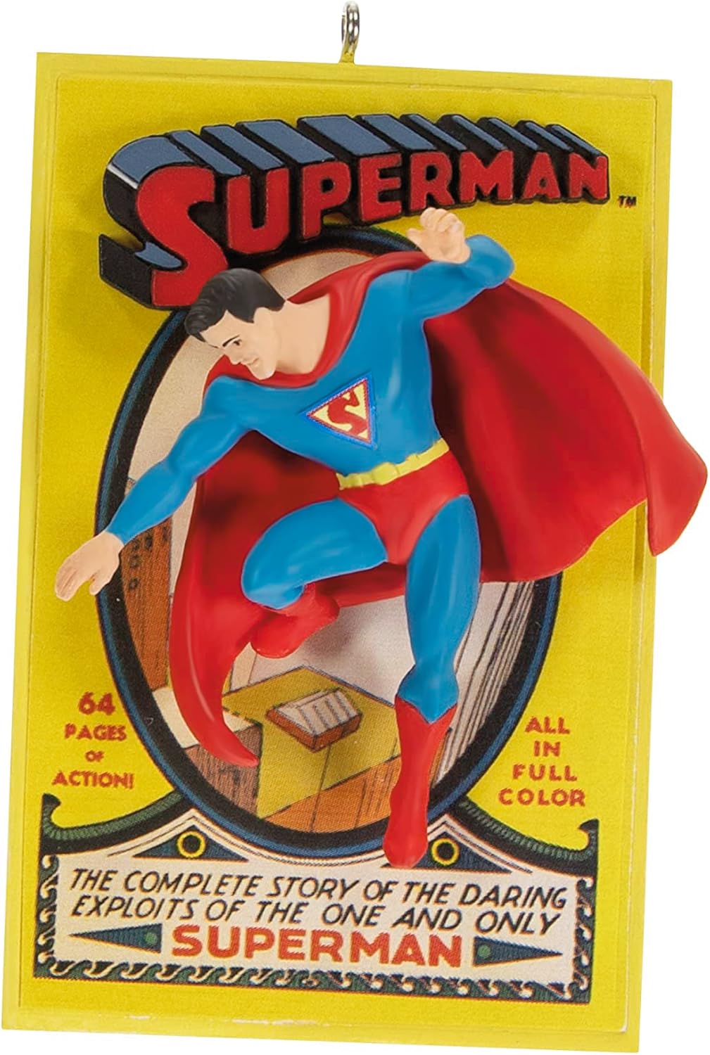 Hallmark Keepsake Christmas Ornament 2023 Superman DC 85th Anniversary