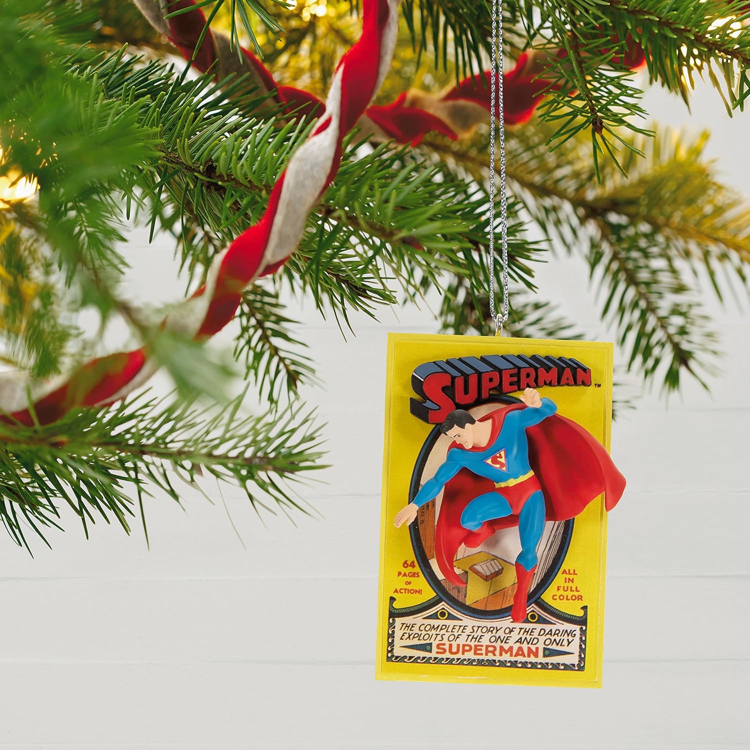 Hallmark Keepsake Christmas Ornament 2023 Superman DC 85th Anniversary
