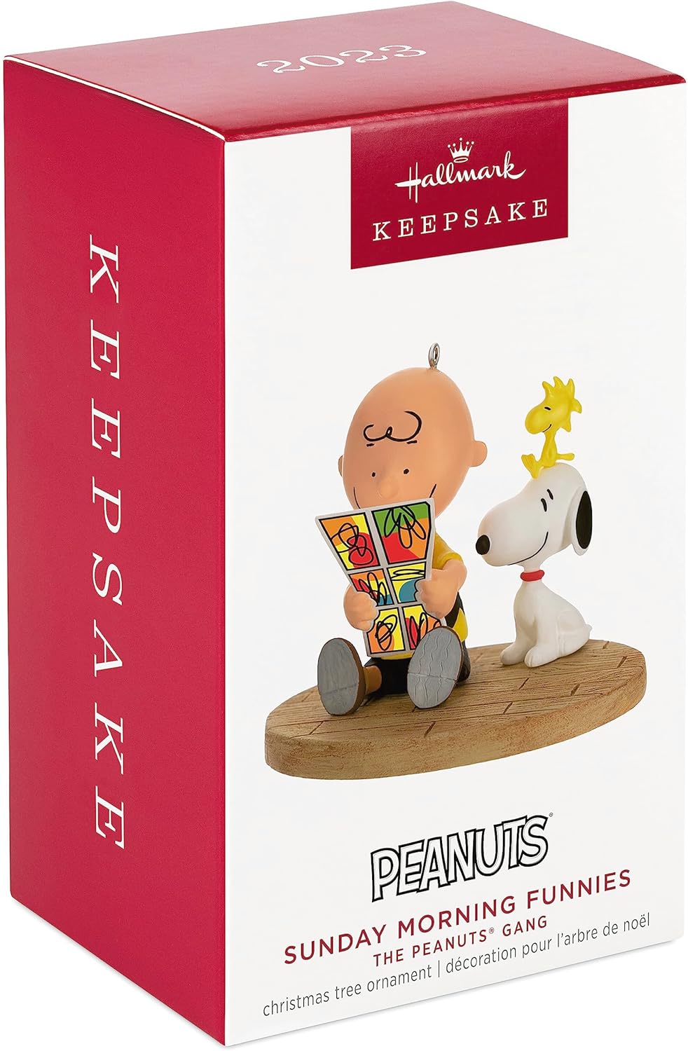 Hallmark Keepsake Christmas Ornament 2023 Peanuts Gang Sunday Morning Funnies