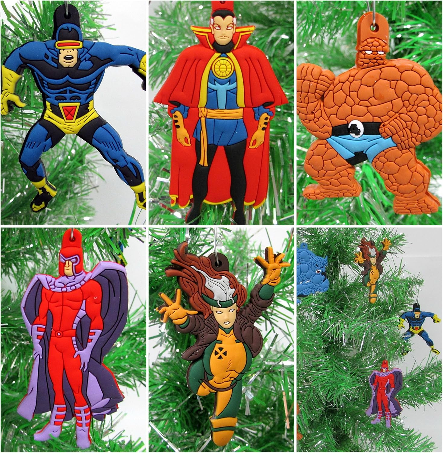 Christmas Tree Ornaments Featuring X-Men And Other Superheroes