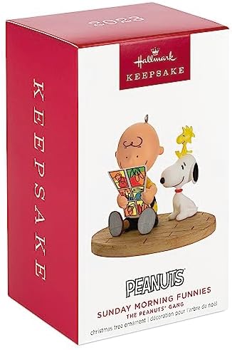 Hallmark Keepsake Christmas Ornament 2023 Peanuts Gang Sunday Morning Funnies