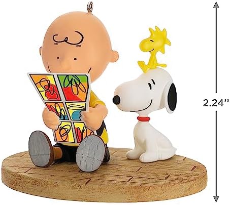 Hallmark Keepsake Christmas Ornament 2023 Peanuts Gang Sunday Morning Funnies