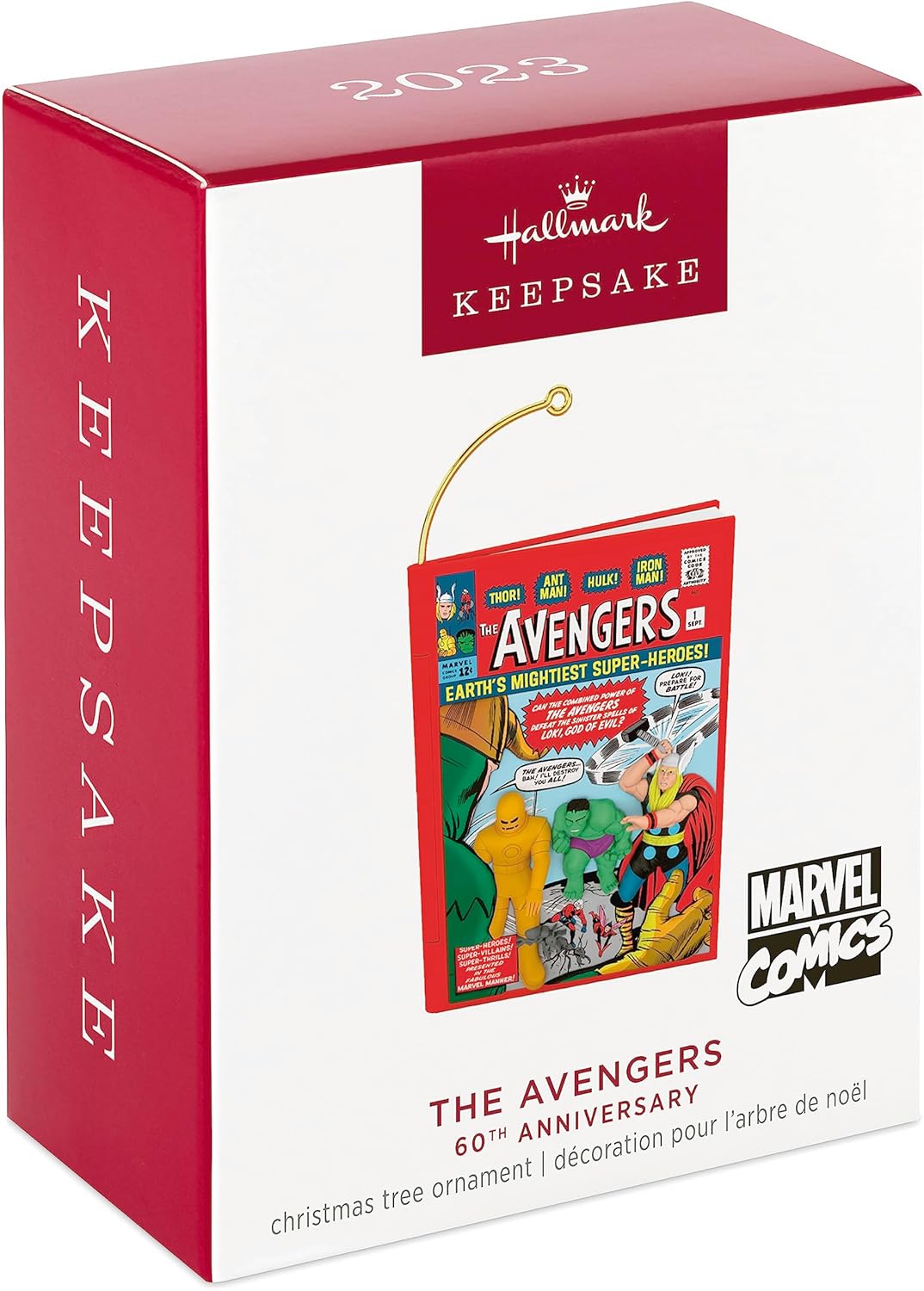 Hallmark Keepsake 2023 Avengers 60th Anniversary Christmas Ornament
